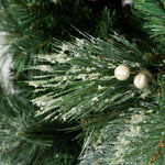 Load image into Gallery viewer, Clovi 7.5FT Lighted Snowfall Scotch Pine Tree, 500 Lights, No-Shed Flocking
