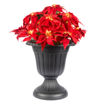Load image into Gallery viewer, Clovi Brad Schmidt Everglow Poinsettia Urn Filler, Prelit Christmas Decor
