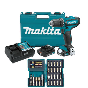 Makita 12V max CXT® Lithium-Ion Cordless 3/8" Driver-Drill Kit Set