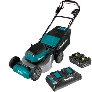 Makita 18" Self-Propelled Commercial Lawn Mower Kit with 4 Batteries (5.0Ah)